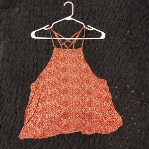 Hollister tank with cute detailed back / M